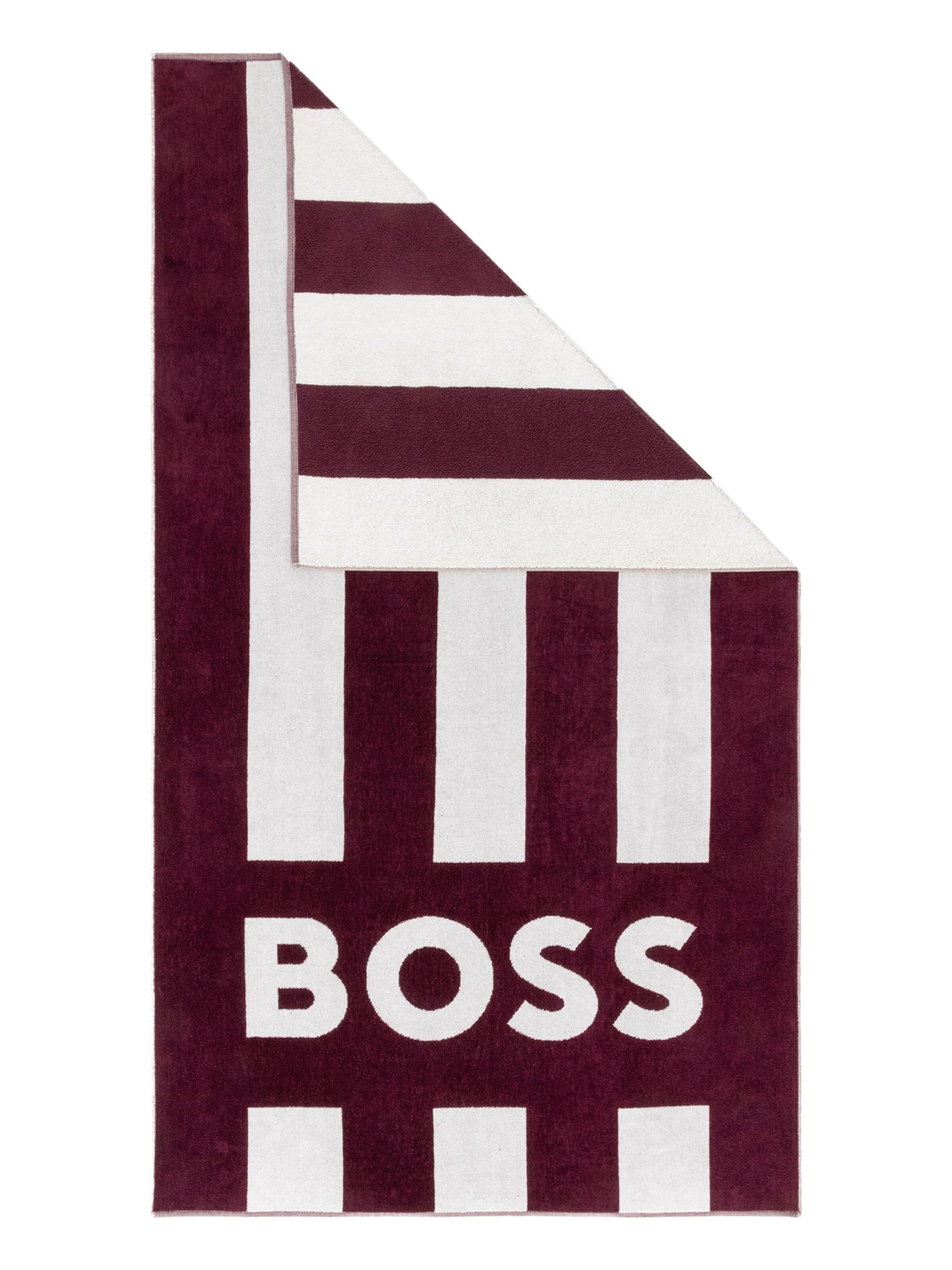 BOSS Home Beach Towel 'BATH' in Brown