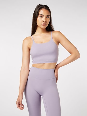 YO-GAYA Bustier Sport bh in Lila: voorkant