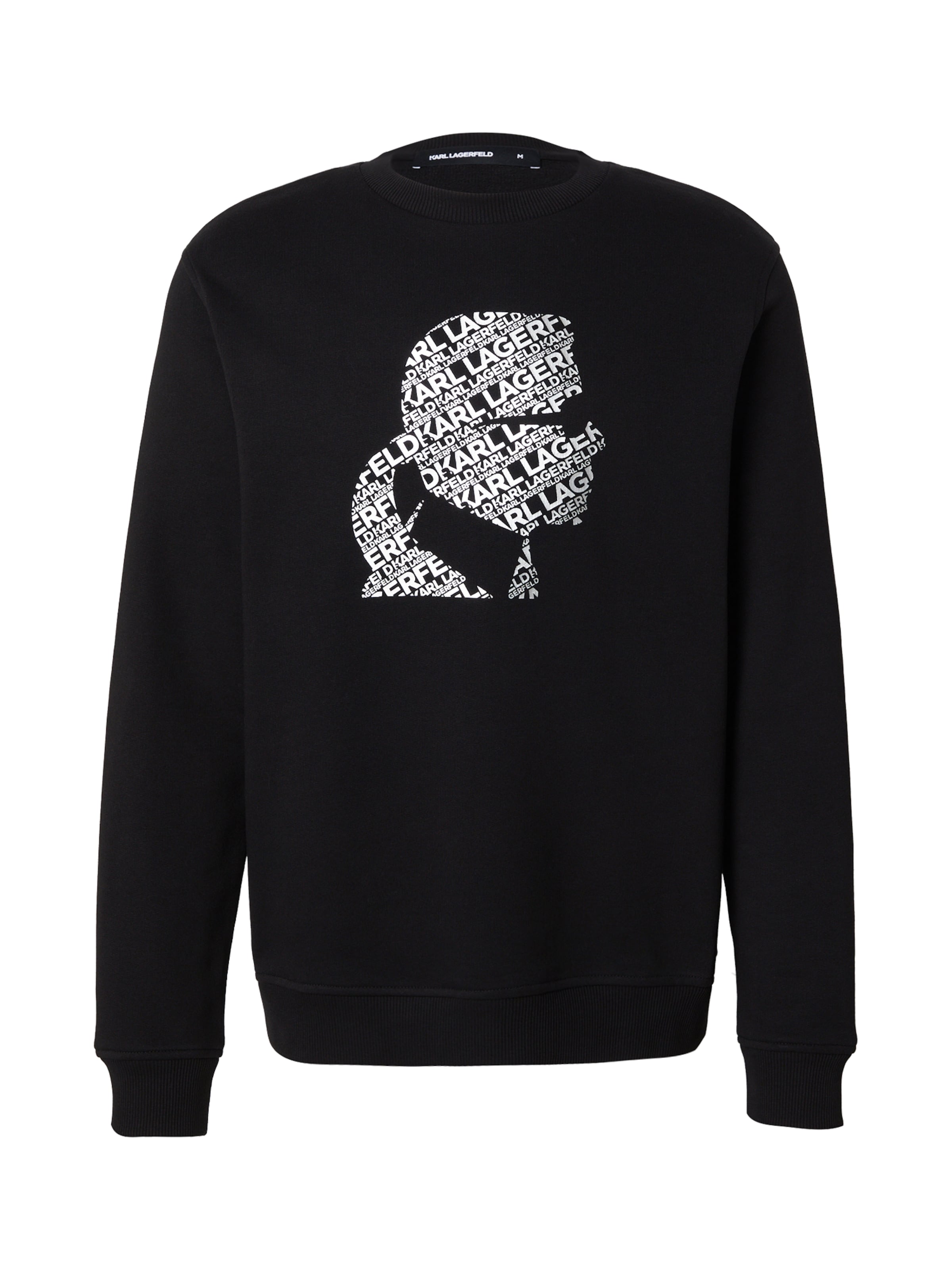 Karl Lagerfeld - Sudadera en negro: frente
