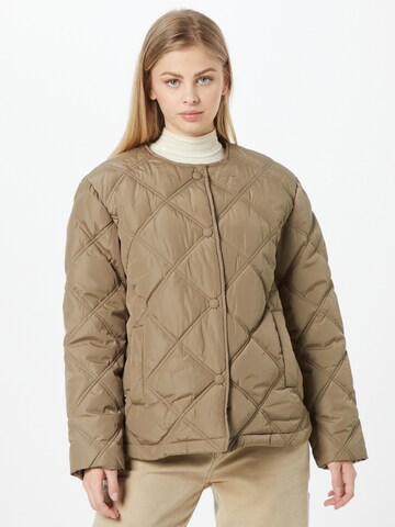 Moves Between-season jacket in Brown: front