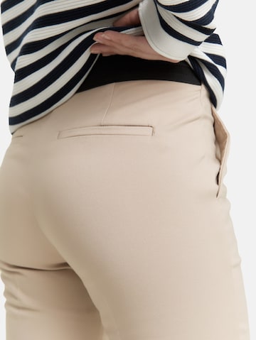 TOM TAILOR Slimfit Broek 'Mia' in Grijs