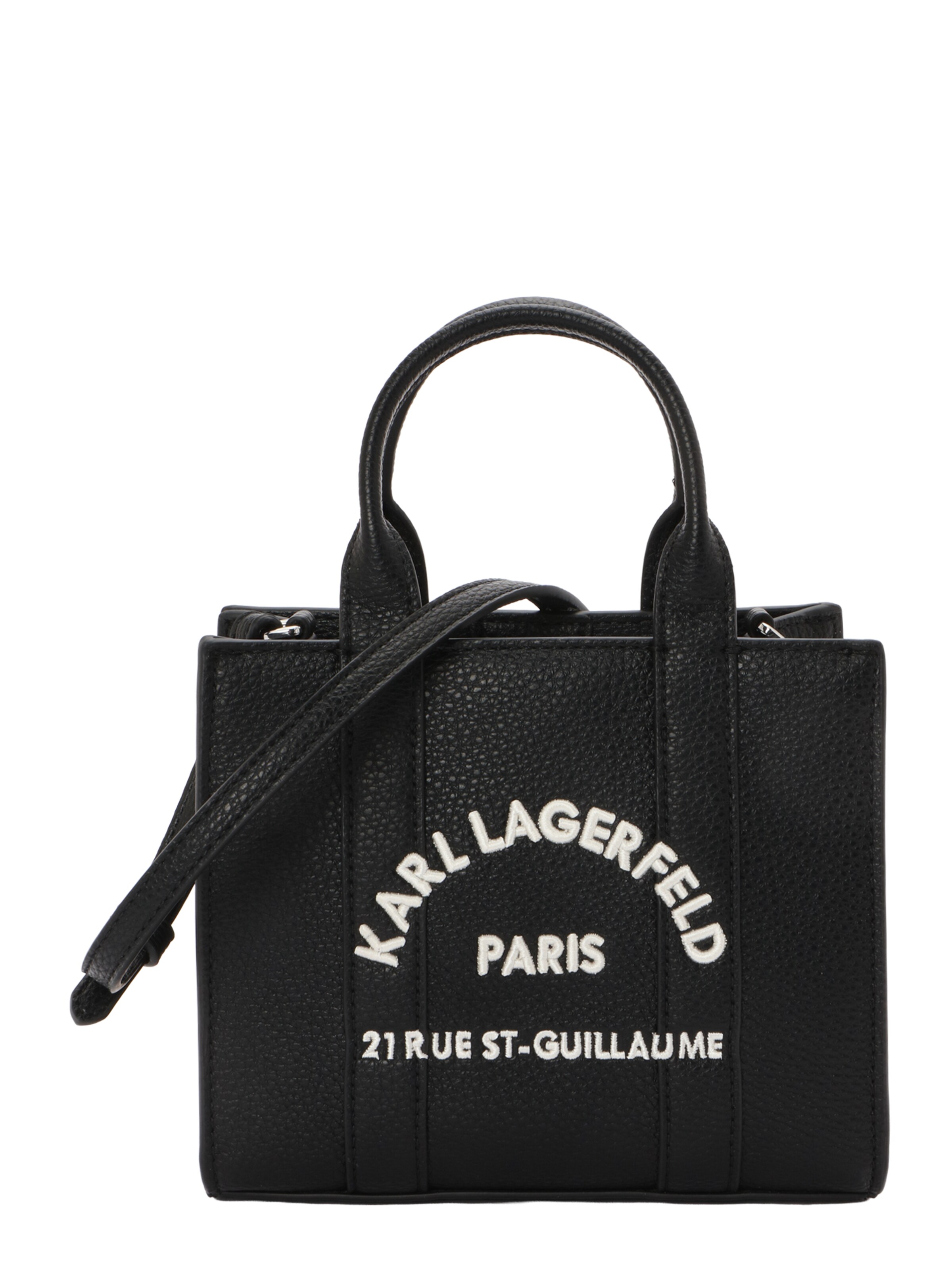 Sacs à main 'Rue St-Guillaume' Karl Lagerfeld en noir : devant