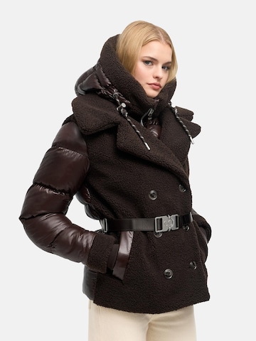 NAVAHOO Winterjas 'Kuschelhäschen 14' in Bruin