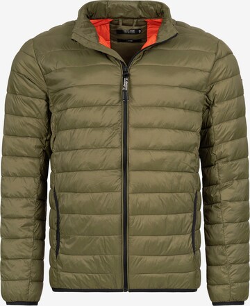 INDICODE Winter Jacket in Green: front