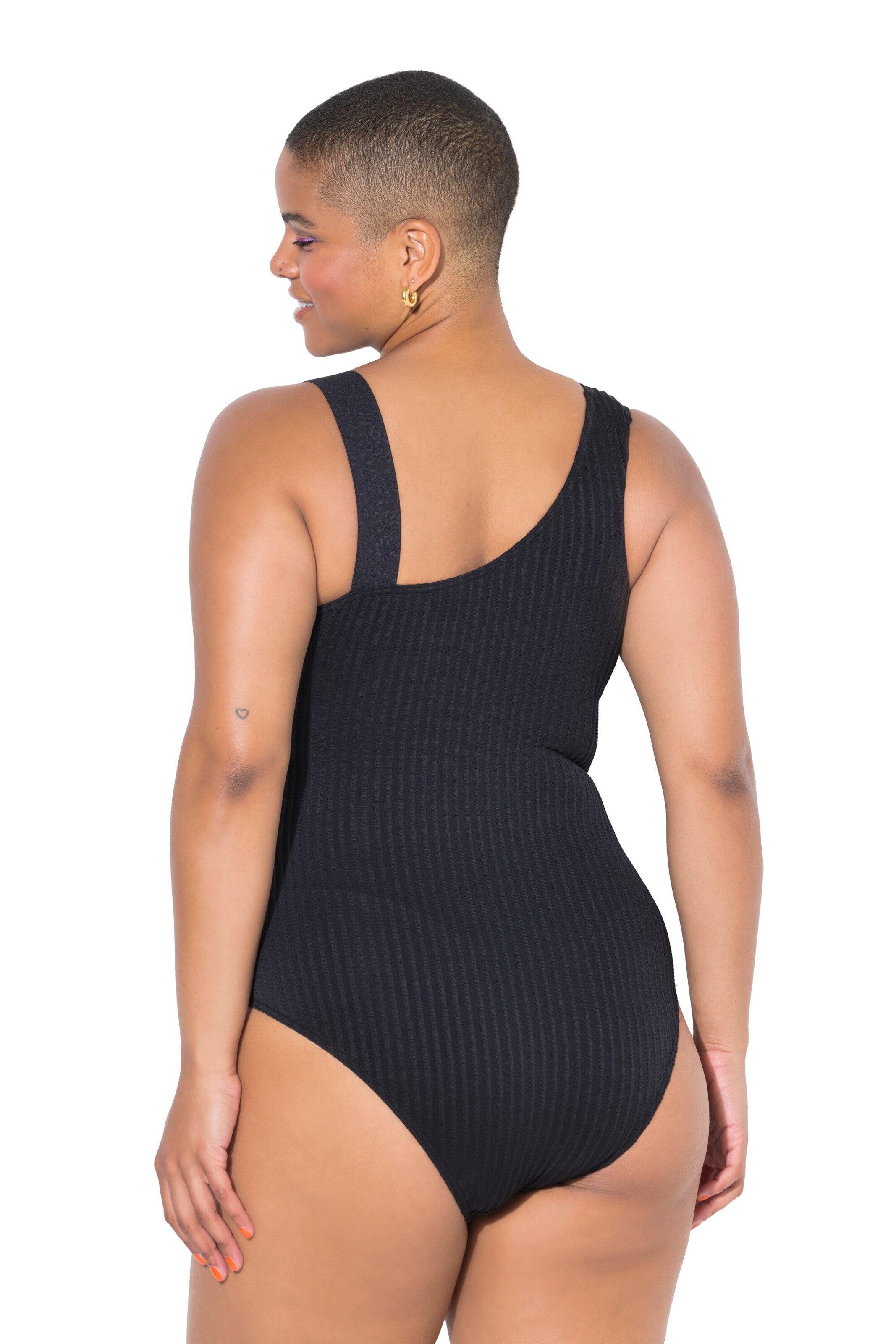 Studio Untold T-Shirt Badeanzug in Schwarz