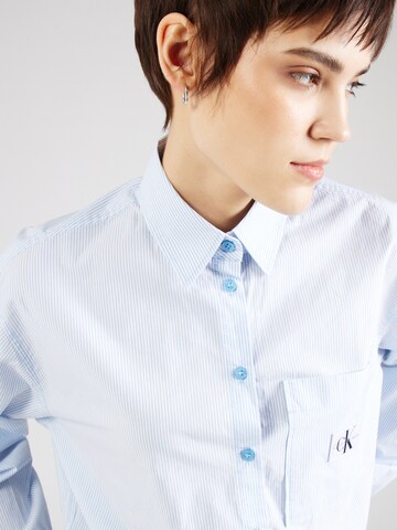 Calvin Klein Jeans Blouse in Blauw