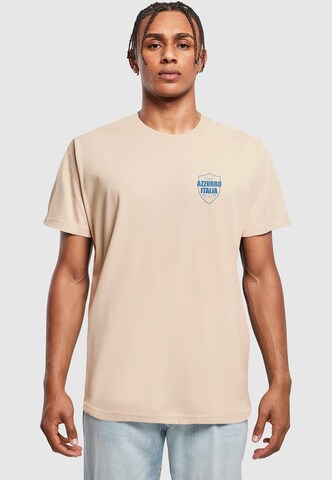 Maglietta 'Il Calcio 24' di Mister Tee in beige: frontale