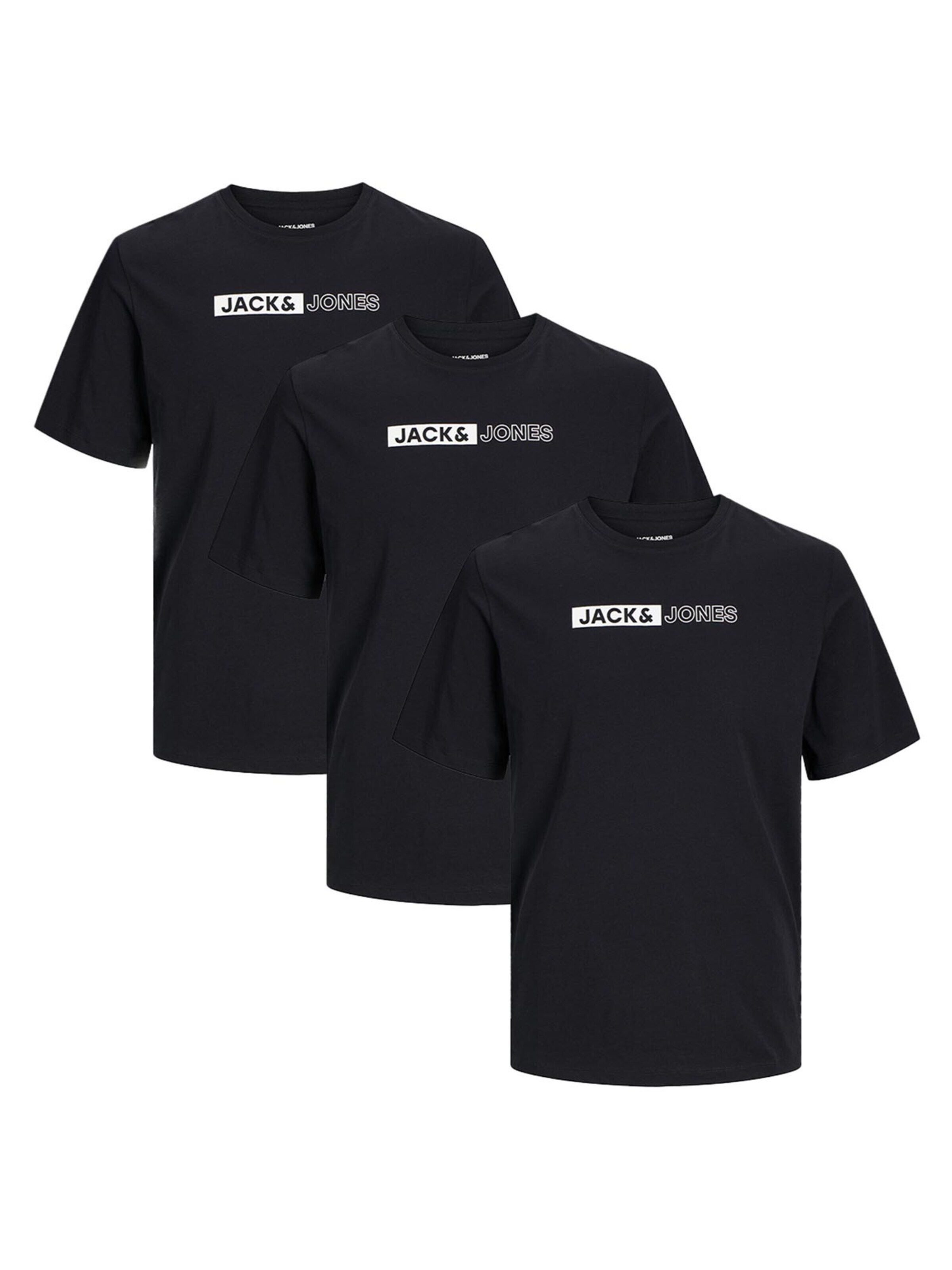 JACK & JONES Shirt 'Corp'‌‌‌‌‌‌‌‌‌ in Schwarz: Vorderseite