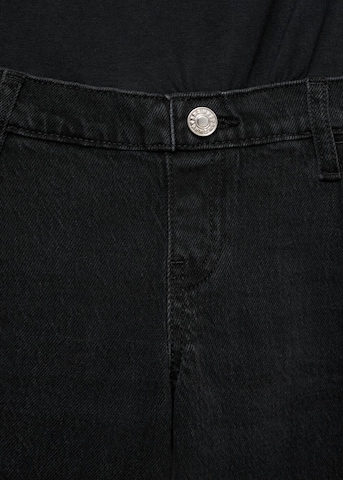 MANGO Wide leg Jeans 'Widemum' in Black