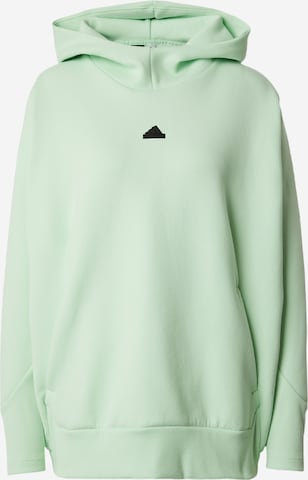 ADIDAS SPORTSWEAR - Sweatshirt de desporto 'Z.N.E.' em verde: frente