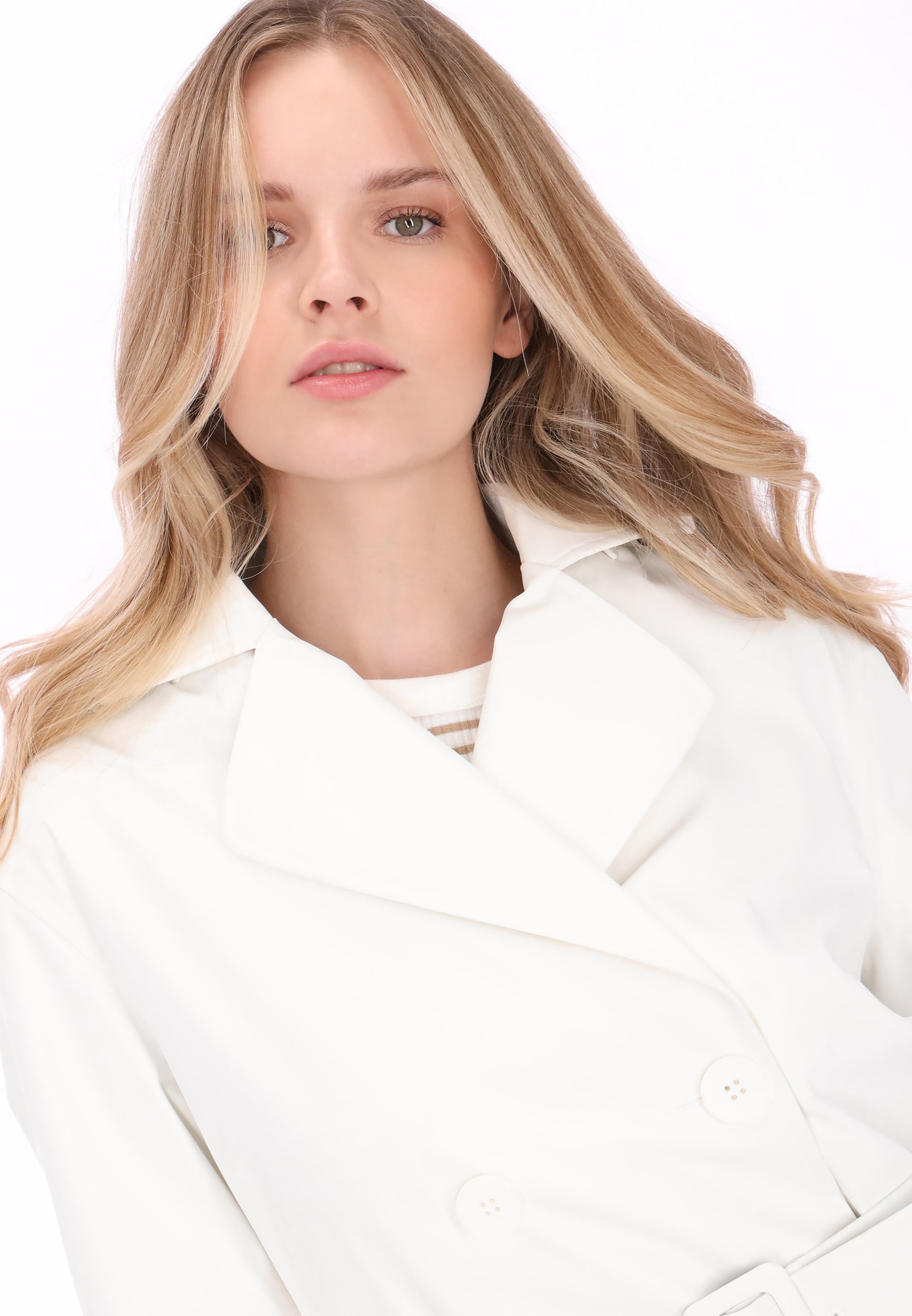 Schmuddelwedda Tussenmantel in Wit