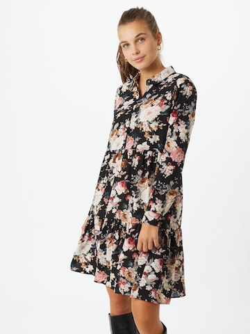 Robe-chemise 'Larry' ONLY en noir : devant