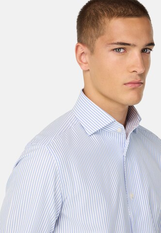 Boggi Milano Regular fit Button Up Shirt in Blue