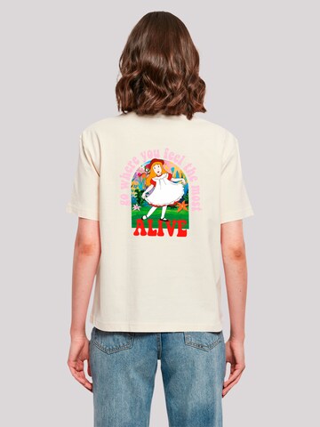 F4NT4STIC Shirt 'Alice im Wunderland Heroes of Childhood' in Beige