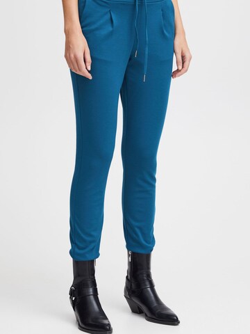 b.young Slimfit Broek ' RIZETTA ' in Blauw: voorkant