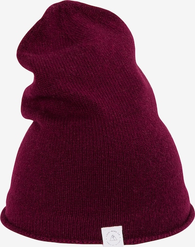 Berretto CASH-MERE.CH di colore bordeaux / bianco, Visualizzazione prodotti