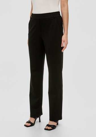 s.Oliver BLACK LABEL Regular Broek in Zwart: voorkant