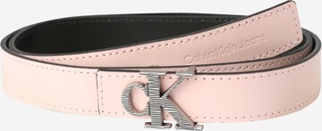 Calvin Klein Jeans Gürtel in Pink: predná strana