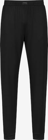 Pantalon de pyjama 'Jefferson' Mey en noir : devant