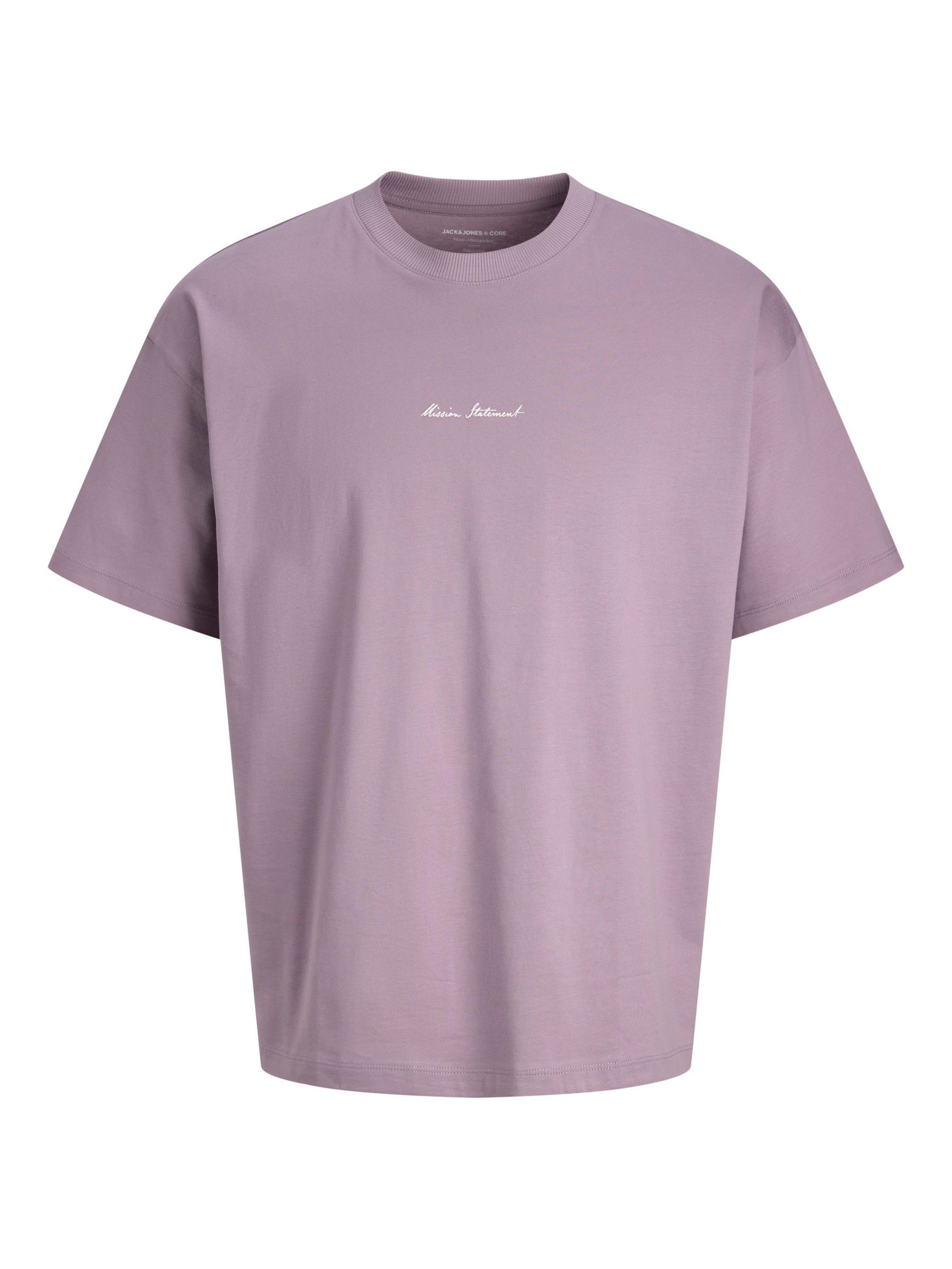 T-Shirt JACK & JONES en violet : devant
