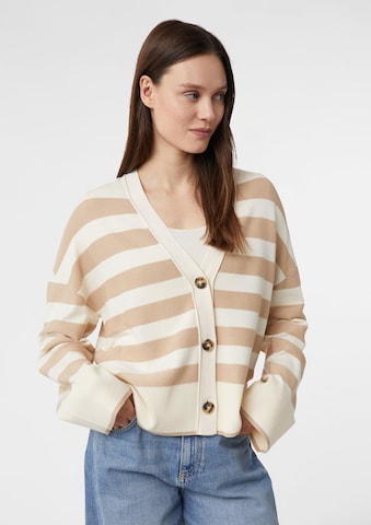 COMMA Gebreid vest in Beige: voorkant