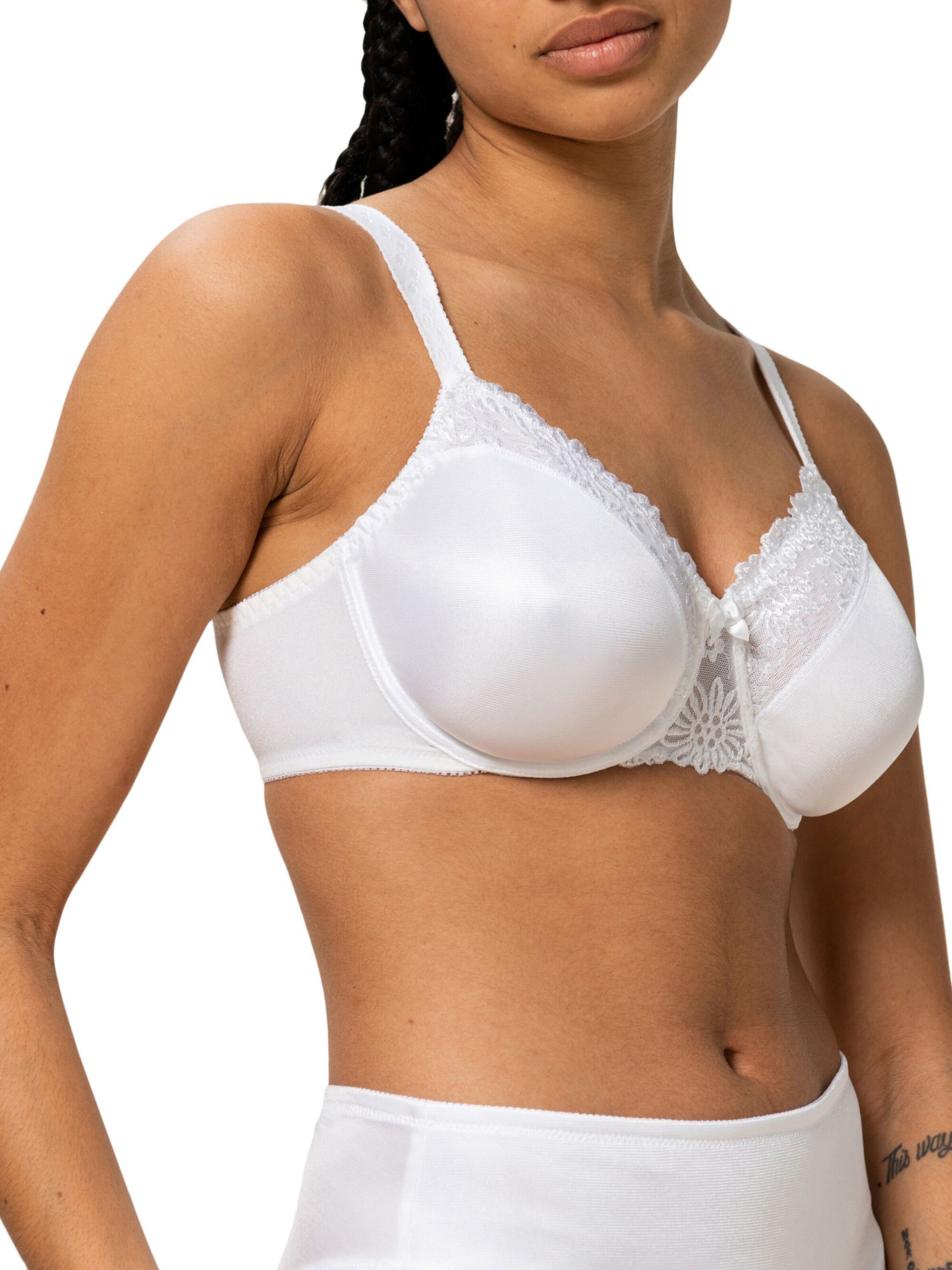 Minimiseur Soutien-gorge ' Ladyform Soft ' TRIUMPH en blanc : devant