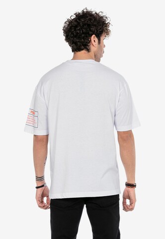 Redbridge T-Shirt 'McAllen' in Weiß