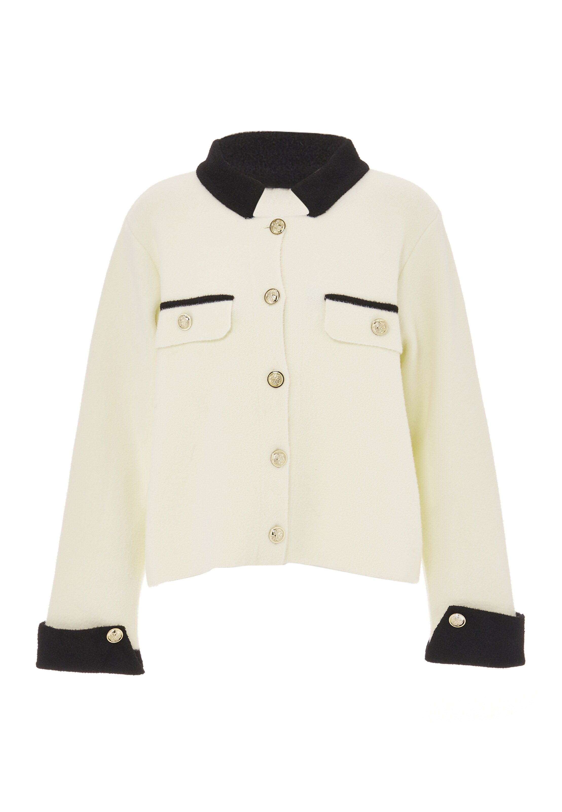 CHANI Knit cardigan in White: front