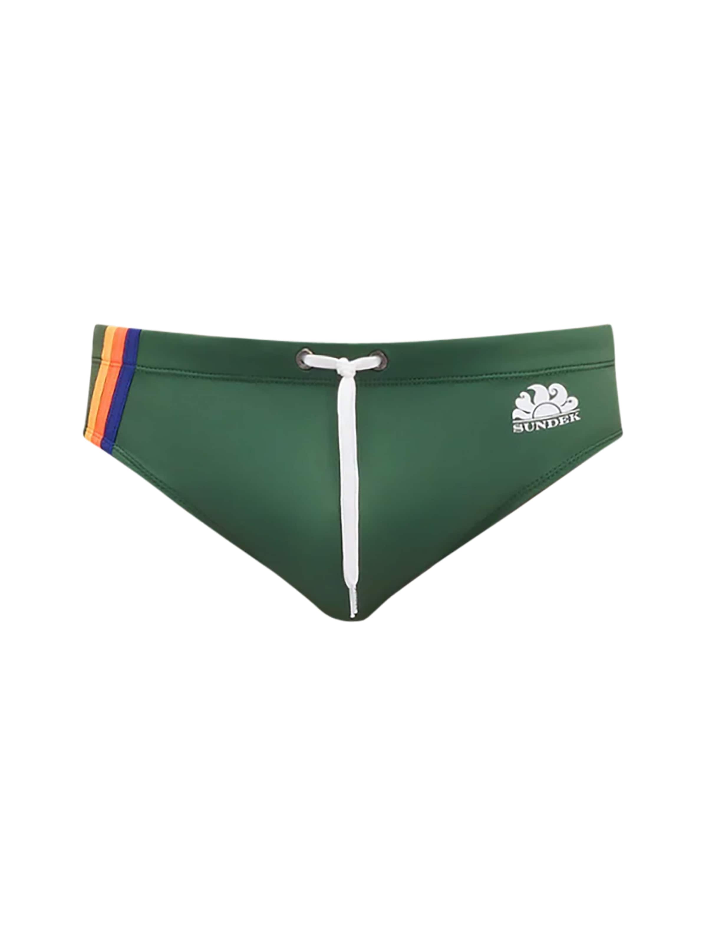 Sundek Swim Trunks in M in Blue / Green / Orange / White, Item view