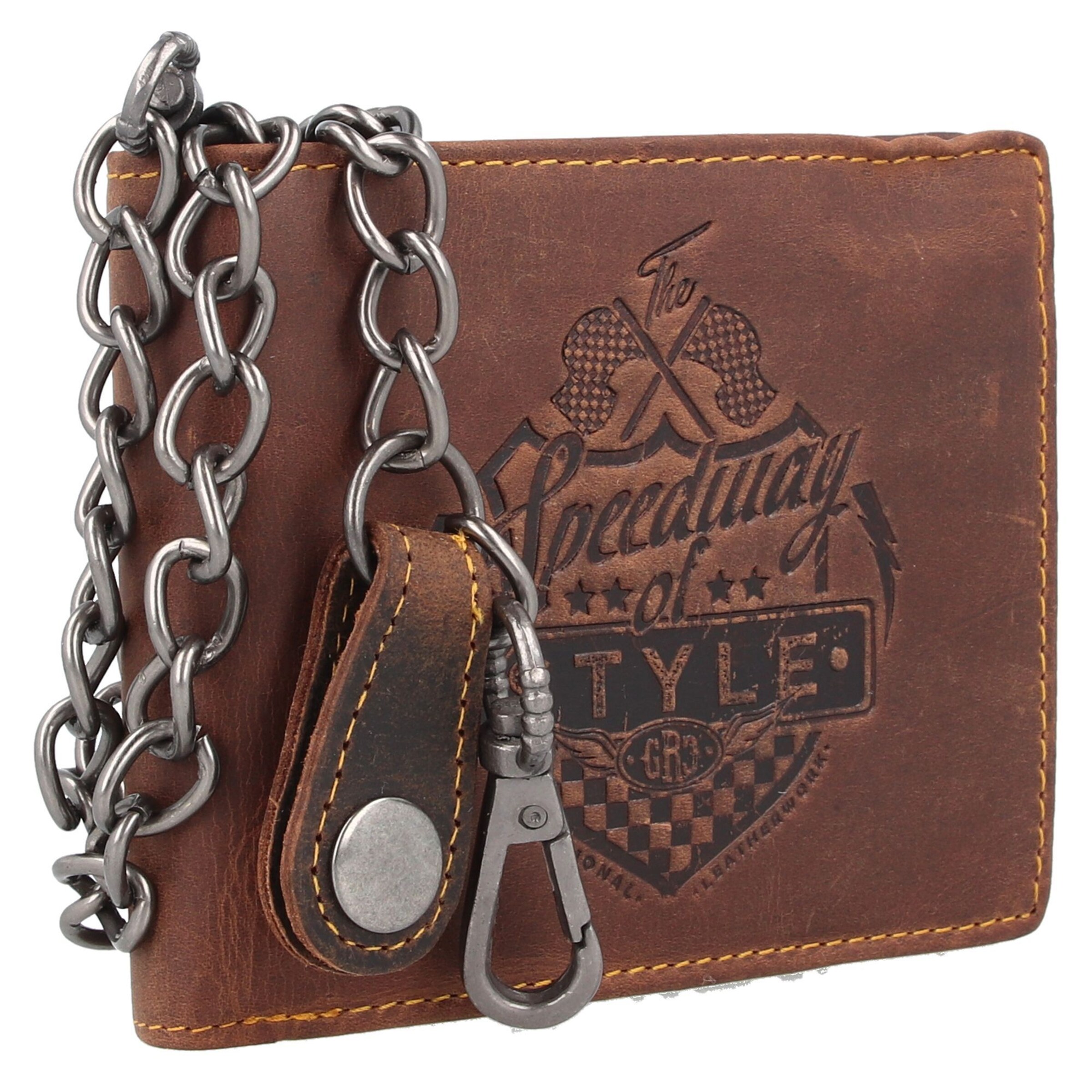 Portamonete 'Dallas' di GREENBURRY in marrone