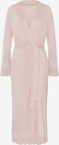 Hanro Dressing Gown ' Josephine ' in Pink: front