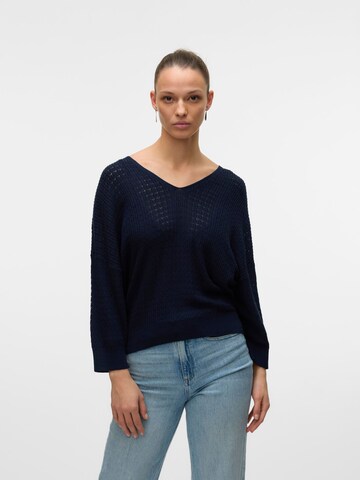 Pull-over 'VMNew Lexsun' VERO MODA en bleu : devant