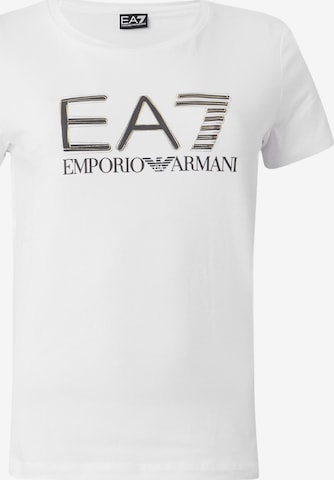 balta EA7 Emporio Armani Marškinėliai: priekis