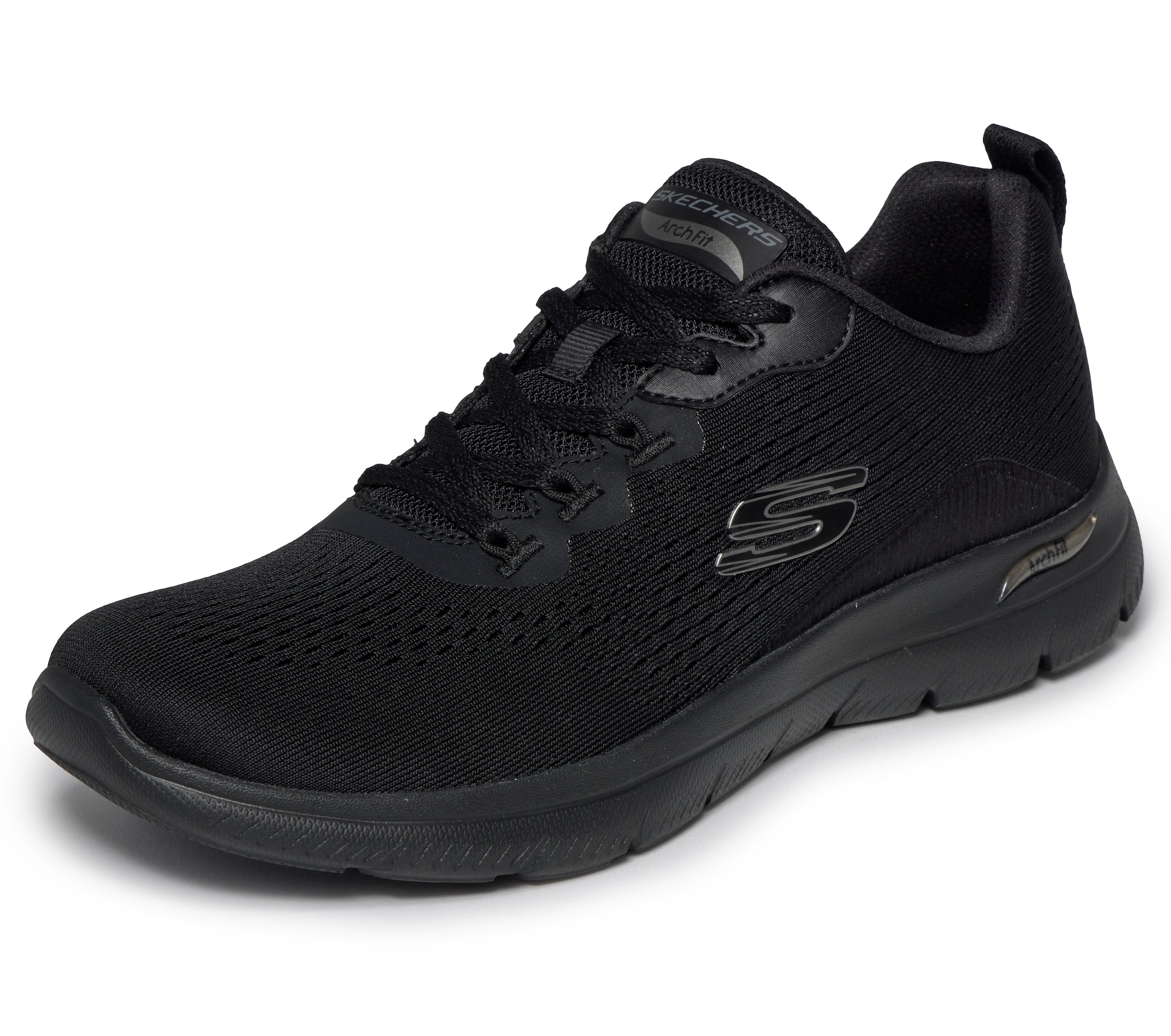 SKECHERS Sneakers in Black: front
