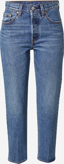 LEVI'S Jeans '501 CROP' i blue denim, Produktvisning