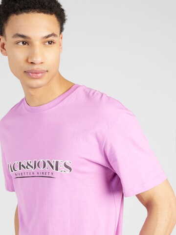 JACK & JONES Тениска 'GRAND' в розово