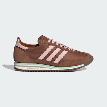 Baskets basses 'SL 72' ADIDAS ORIGINALS en marron : devant