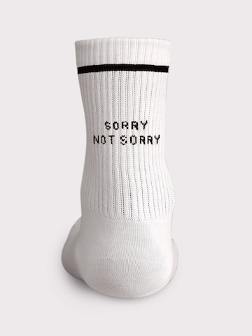 Made by Nami Socks 'Besatzung' in White