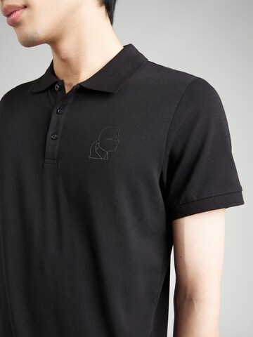 Karl Lagerfeld Poloshirt in Schwarz