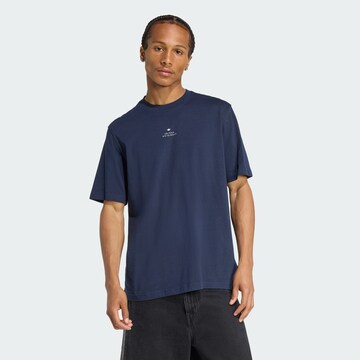 ADIDAS ORIGINALS Shirt in Blauw: voorkant