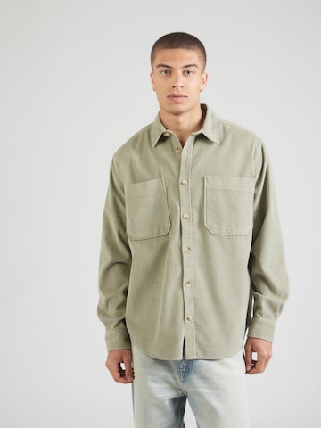 Fit confort Chemise 'Alp' Only & Sons en vert : devant