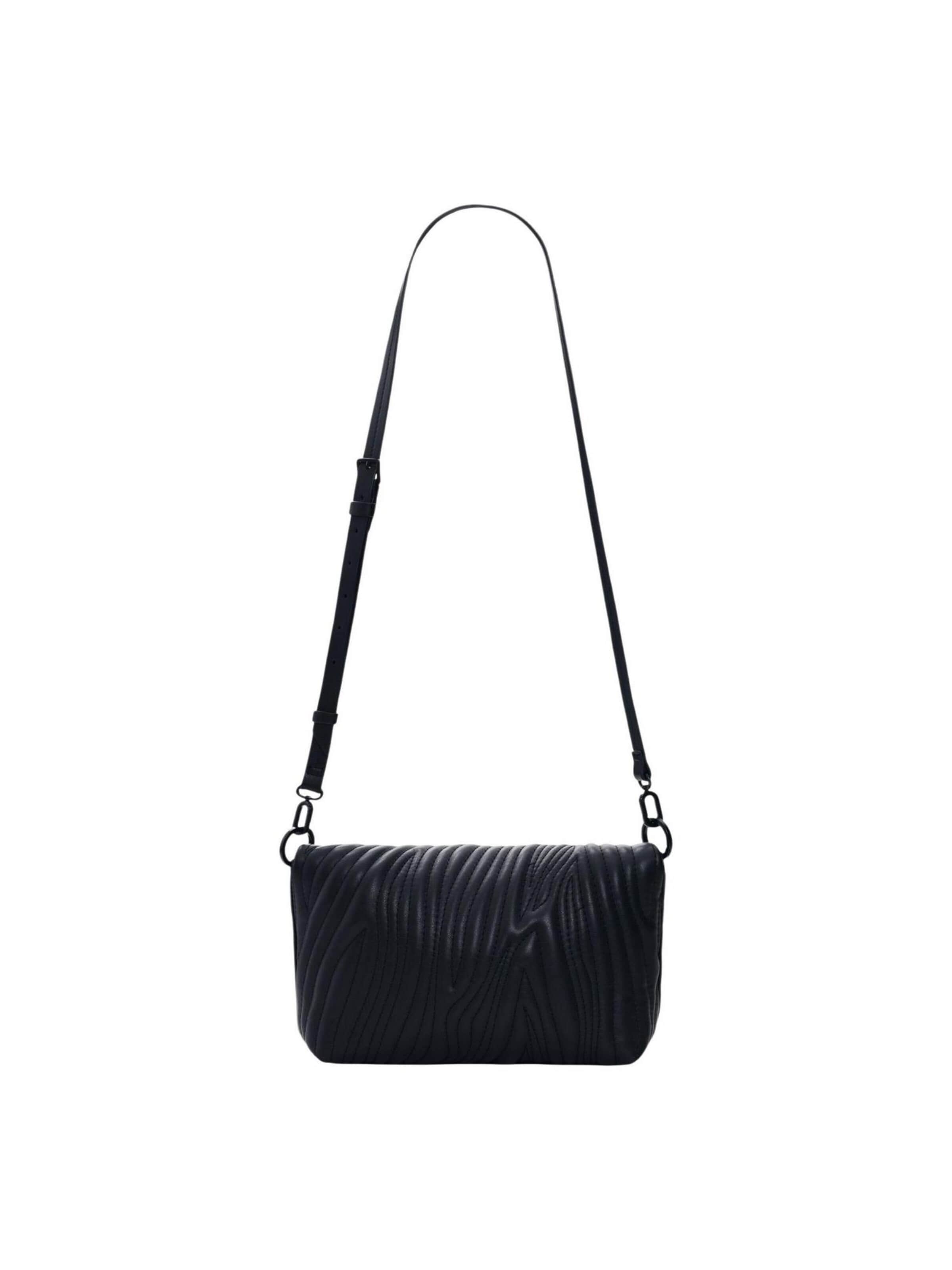 Desigual Schultertasche in Schwarz