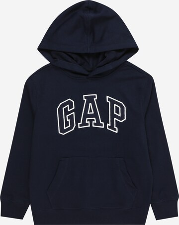 GAP Sweatshirt 'HERITAGE' in Blauw: voorkant