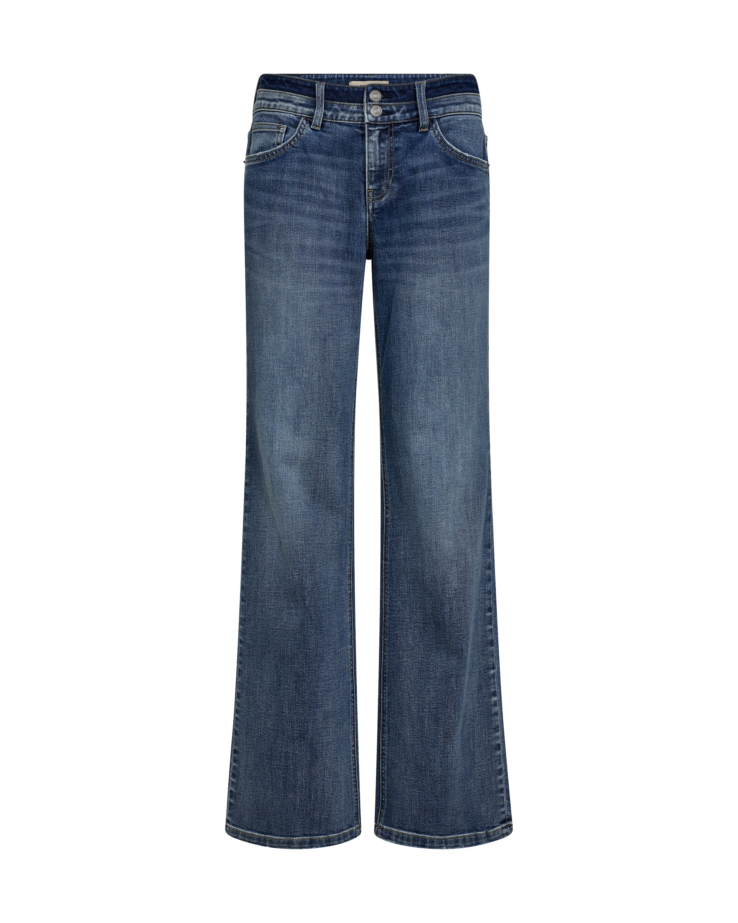 MOS MOSH Flared Jeans in Blue: front
