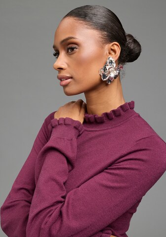 LAURA SCOTT Knitted dress in Red