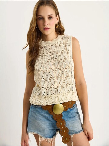 Pullover di Bianco Lucci in beige