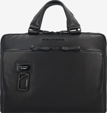 Piquadro Document Bag in Black: front