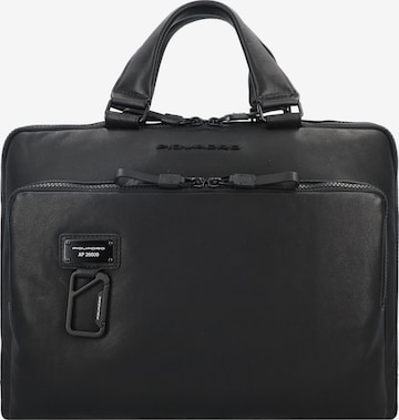 Piquadro Document Bag in Black: front