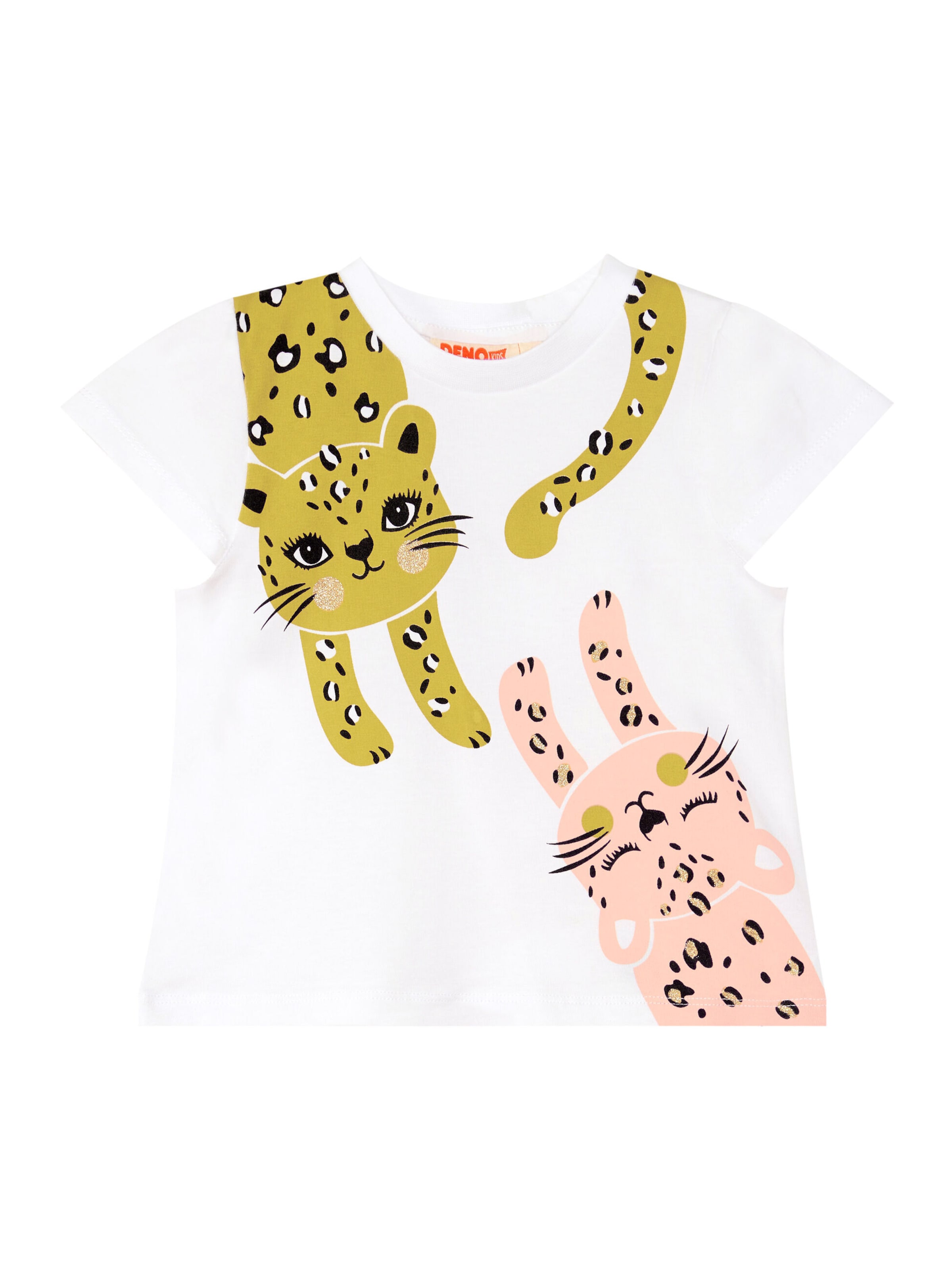 Denokids Trainingspak 'Twin Leos' in Wit