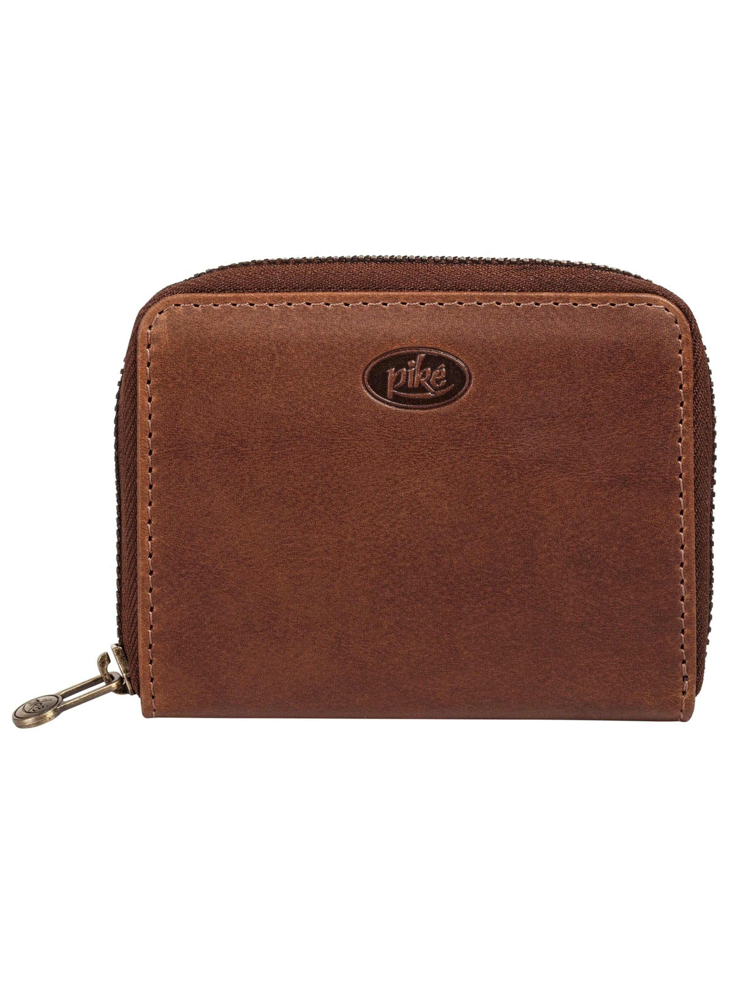 piké Wallet in Brown: front